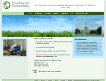 Tablet Screenshot of diversifiedcorporation.com
